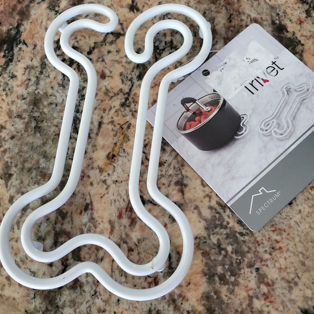 DOG BONE  Shaped White TRIVIT * NEW*